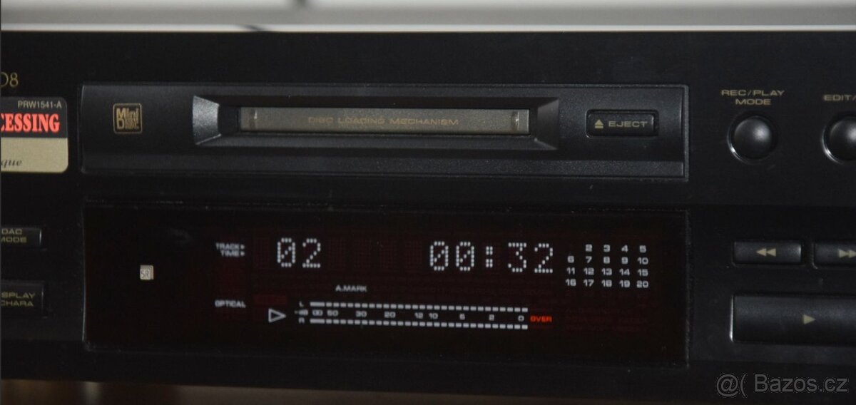 Minidisc deck PIONEER MJ-D508, manuál, disky - 3