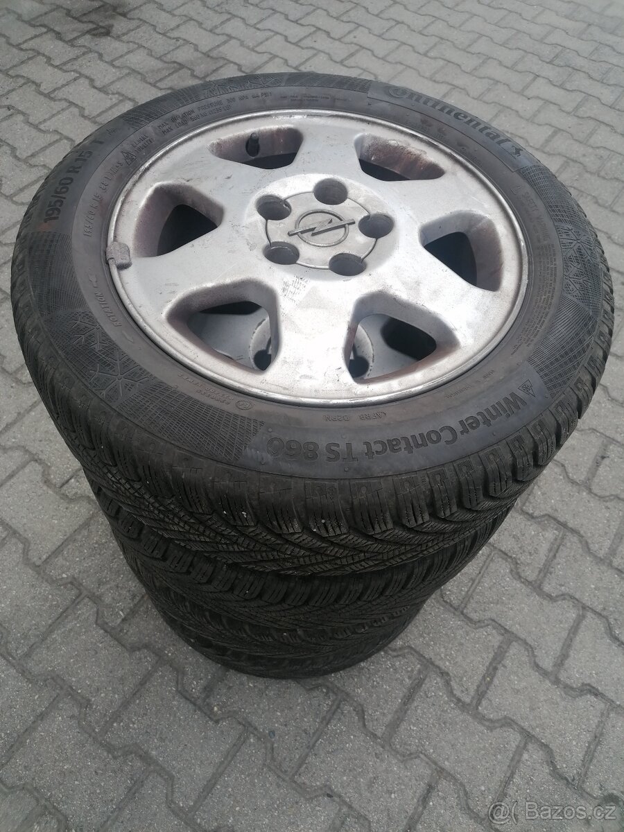 Litá kola+ zimní pneu 195/60 R15 - 3