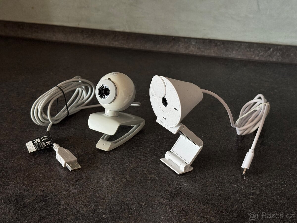 2x Webkamera Logitech (Brio 300 s USB-C a starší s USB-A) - 3