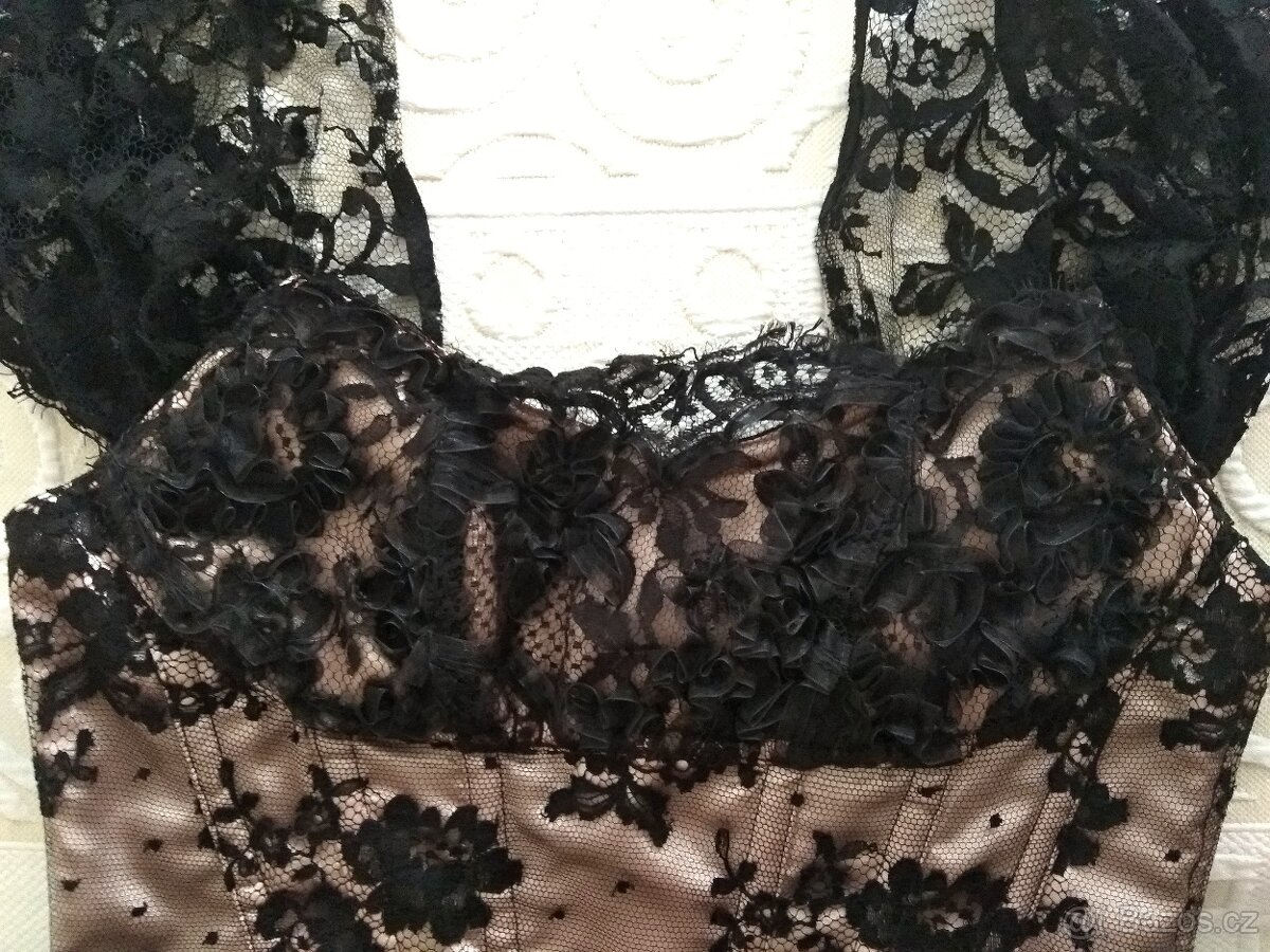 Luxusní společenský korzet Cadolle Paris vel. S - 3