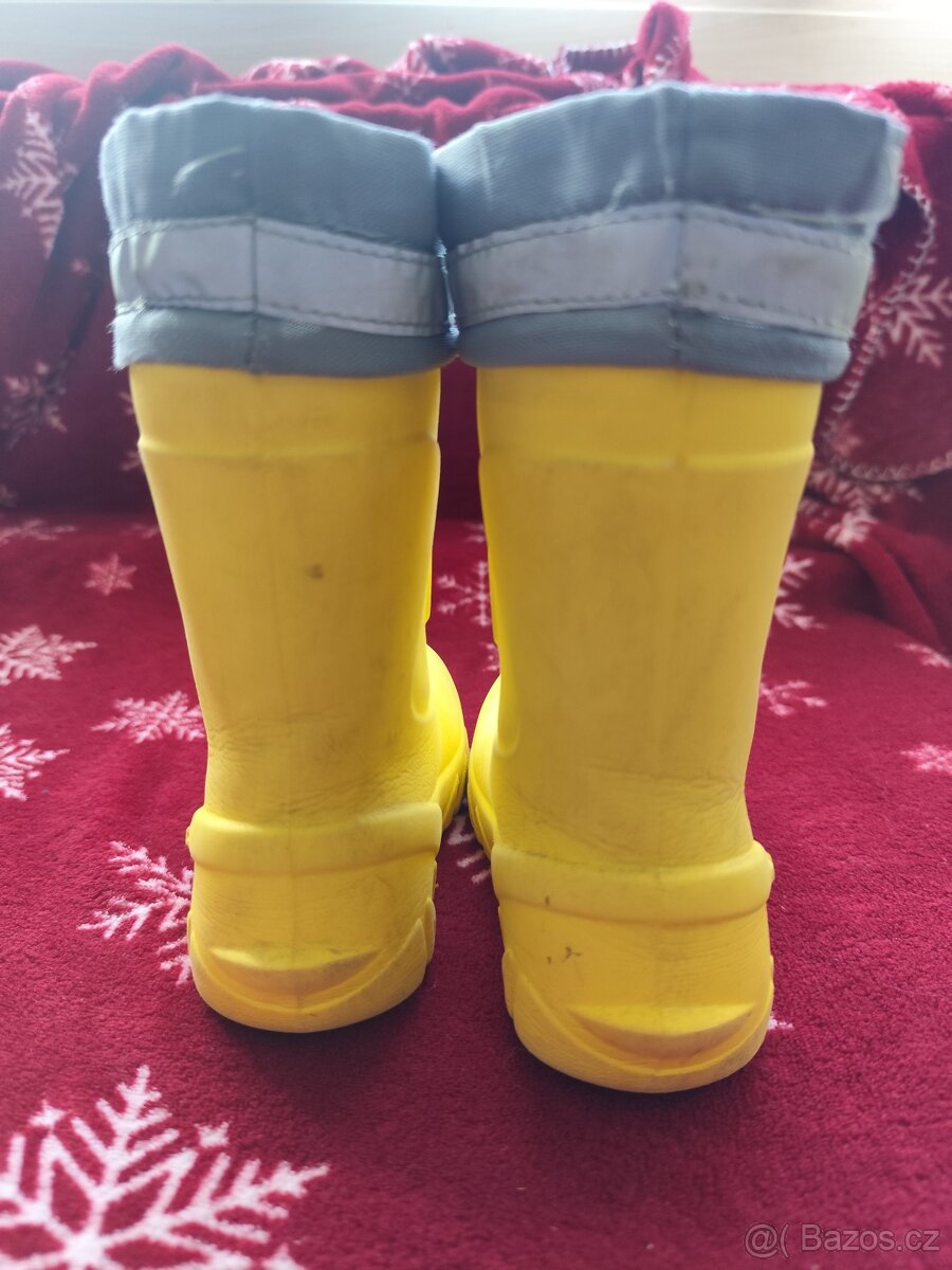 Dětské zateplené gumáčky značky DEMAR MAMUT vel. 24/25 - 3