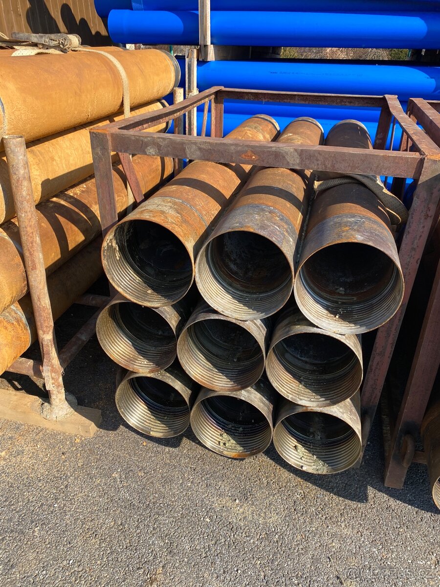 Závitové pažnice vrty a studny, vrtná souprava,vrtné nářadí - 3