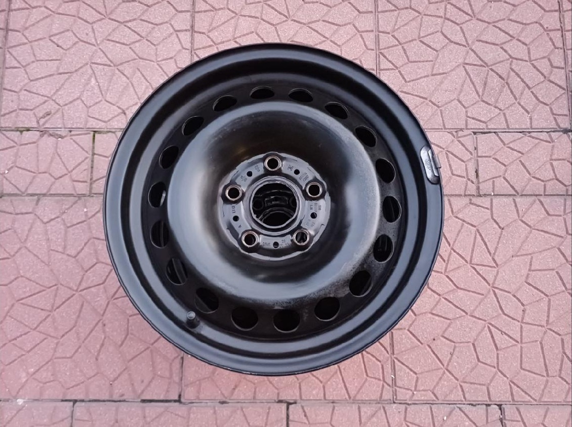Plechové disky sada - originál VW Škoda 5x112 6Jx15 ET43 - 3
