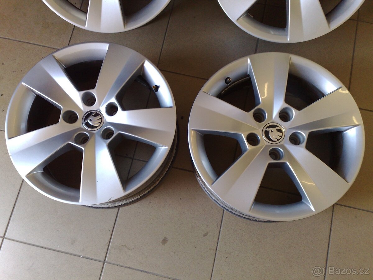 alu kola skoda 5x112 r16 original škoda - 3