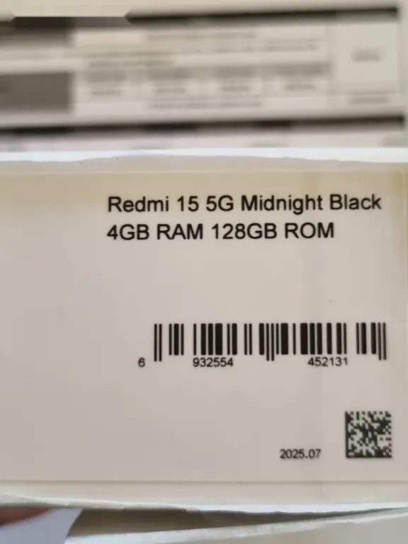 Xiaomi Redmi 15 5G, 4GB RAM 128GB, nový, nerozb. - 3