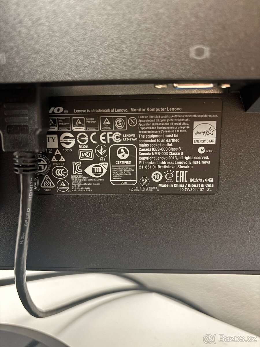 Monitor Lenovo 24" LT2423wc - 3