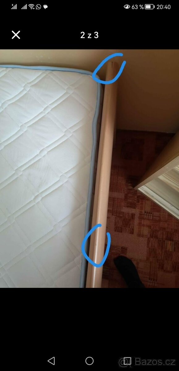 Zdravotní polohovatelná postel 100x200 - 3