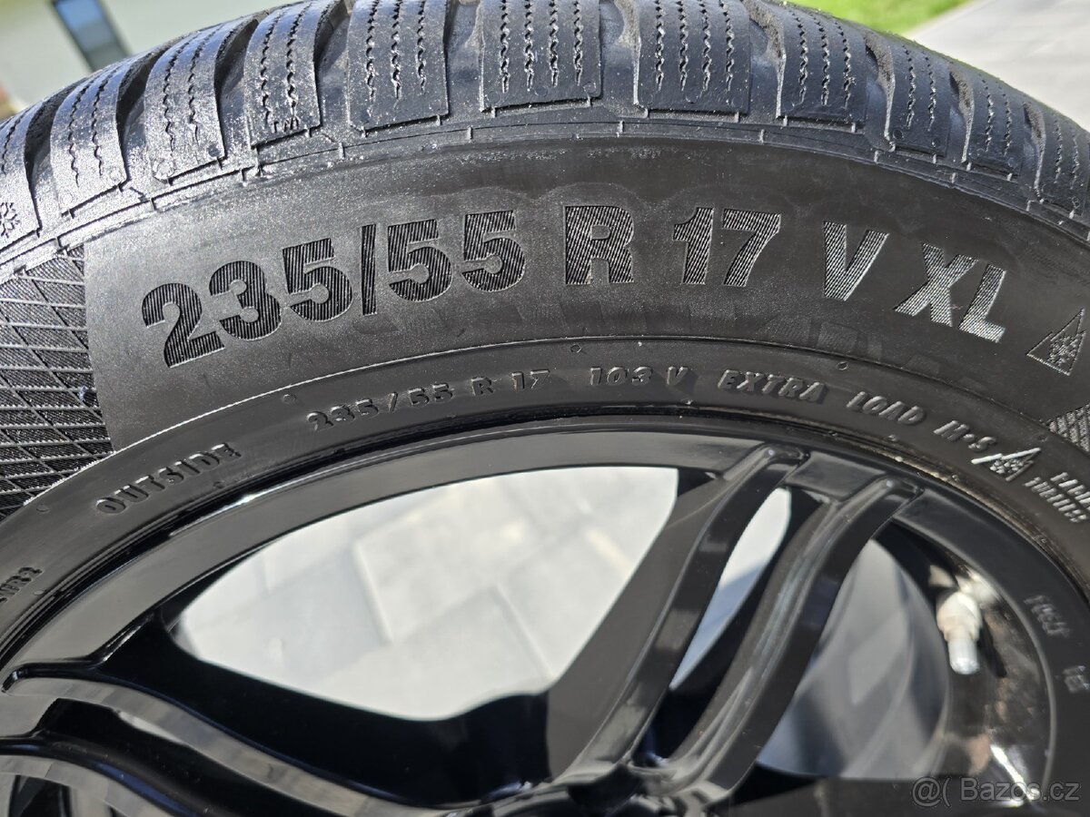 235 55 r17 zimní 7.5mm Ford Kuga senzory - 3