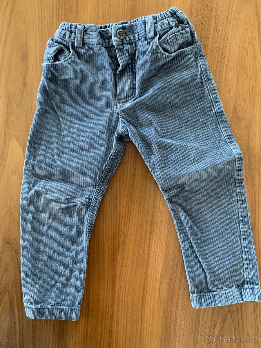 Podzimní komplet vesta+kalhoty 86-92 - 3
