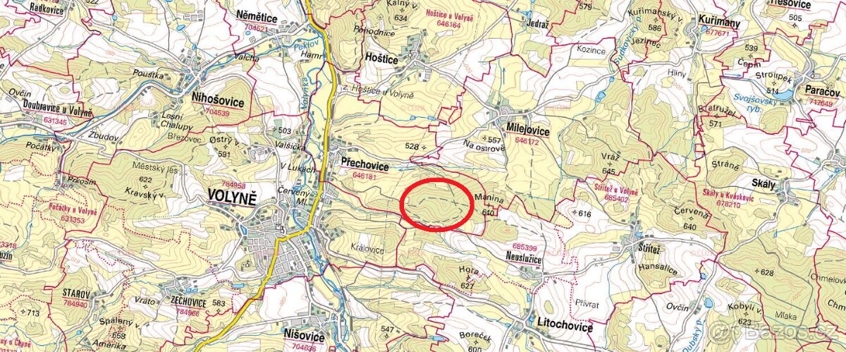 Prodej lesa Přechovice 22084m2 - 3