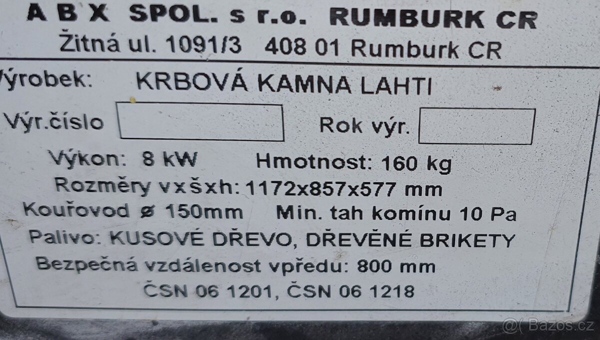 Krbová kamna - 3