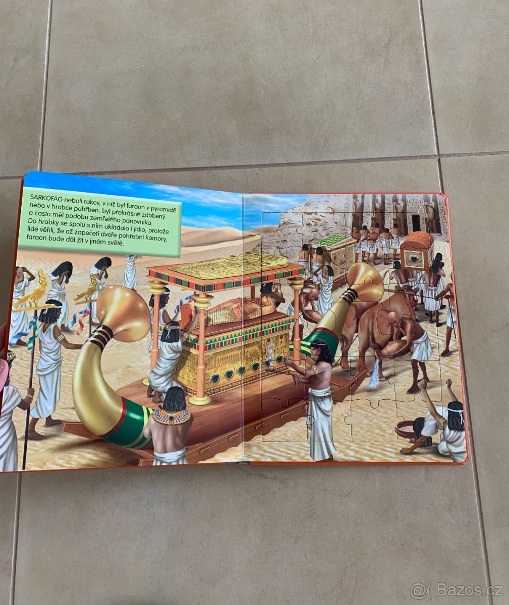 Kniha Starověký Egypt 8x puzzle - 3