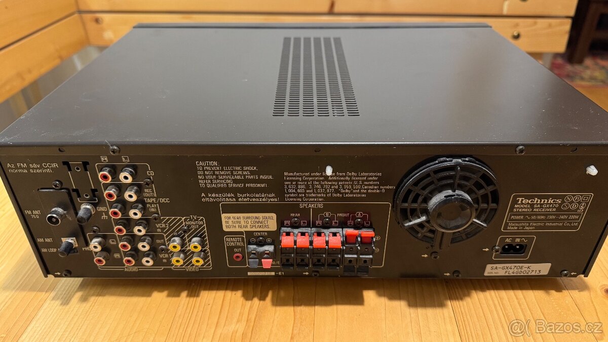 AV control stereo receiver Technics SA-GX470 - 3
