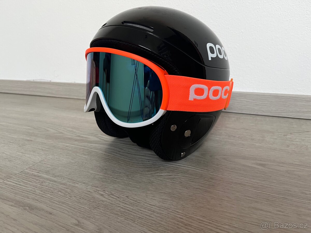 Lyžařská helma + brýle POC - 3