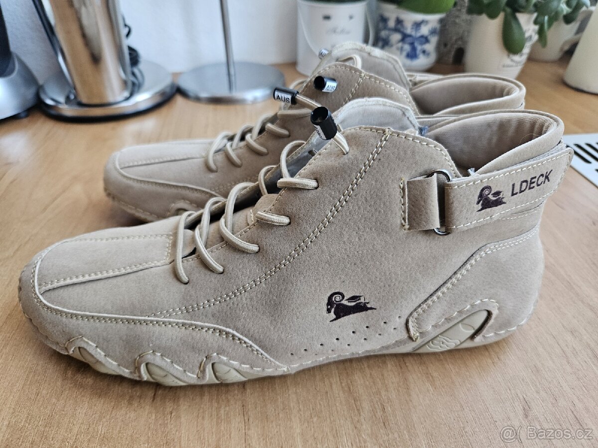 Sportovní béžové boty vel.41 - 3