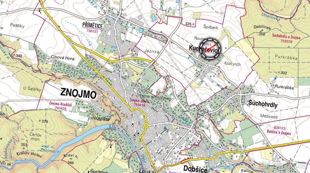 Zemědělská půda, prodej, Kuchařovice, Znojmo - 3