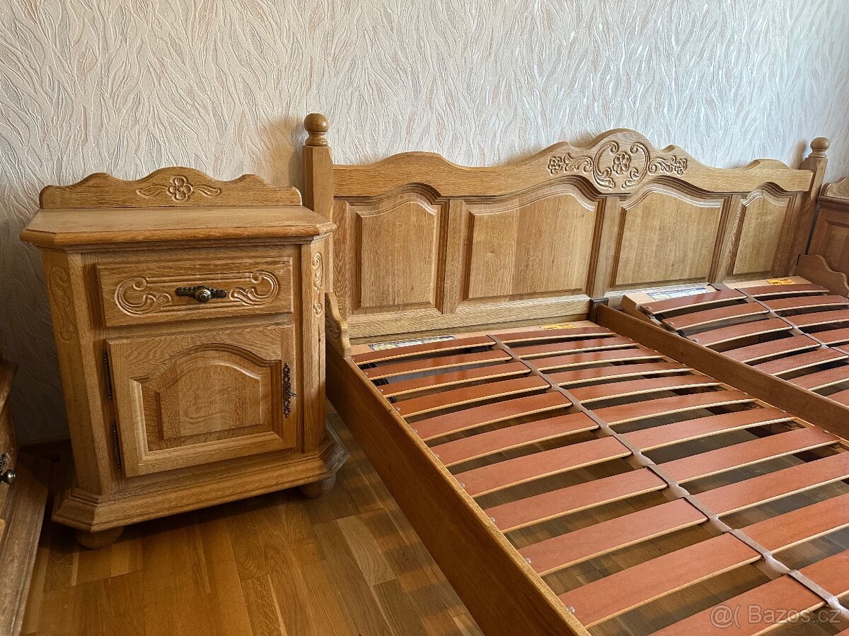 Dubová celomasivní ložnice, TOP zpracování - 3