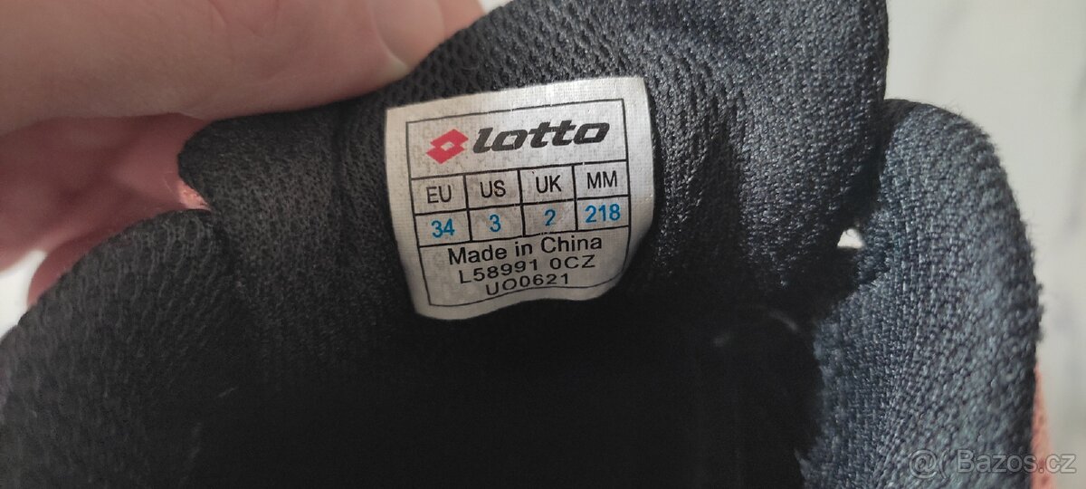 Dětská sálová obuv Lotto, vel. 34 - 3
