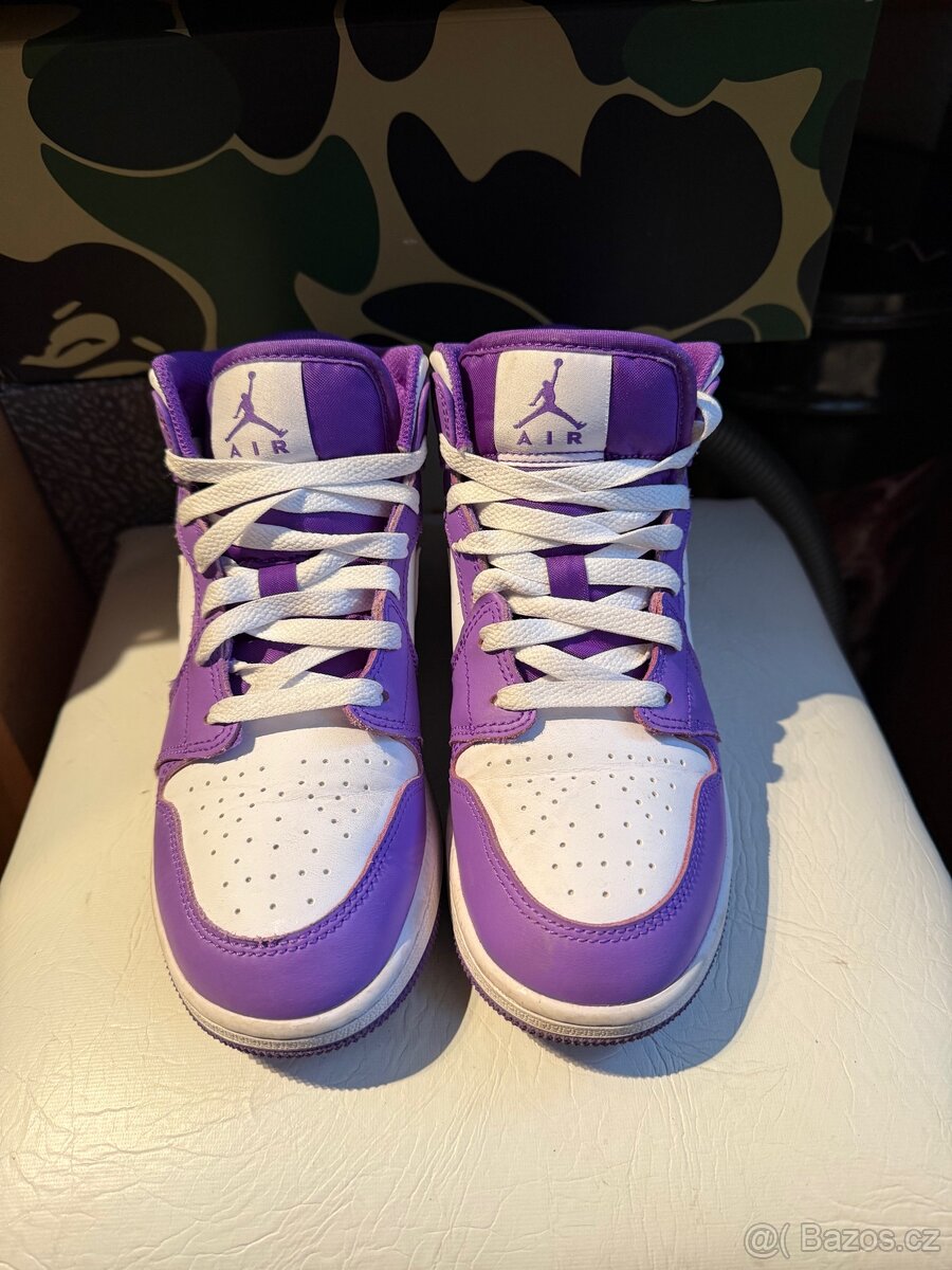 Air Jordan 1 Mid "Purple Venom" GS - 3