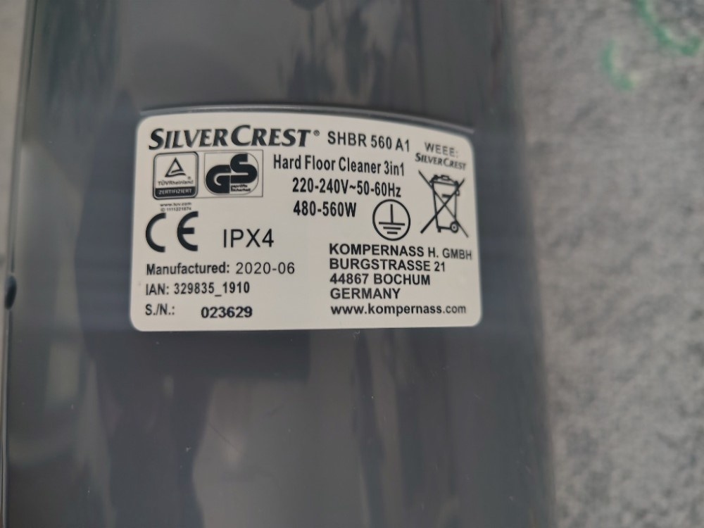 Silvercrest, podlahový čistič 3v1 SHBR 560 A1 - 3