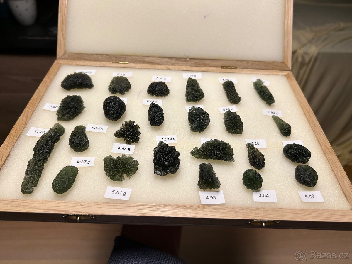 Prodám sbírku vltavínů, krásný kousky - 3