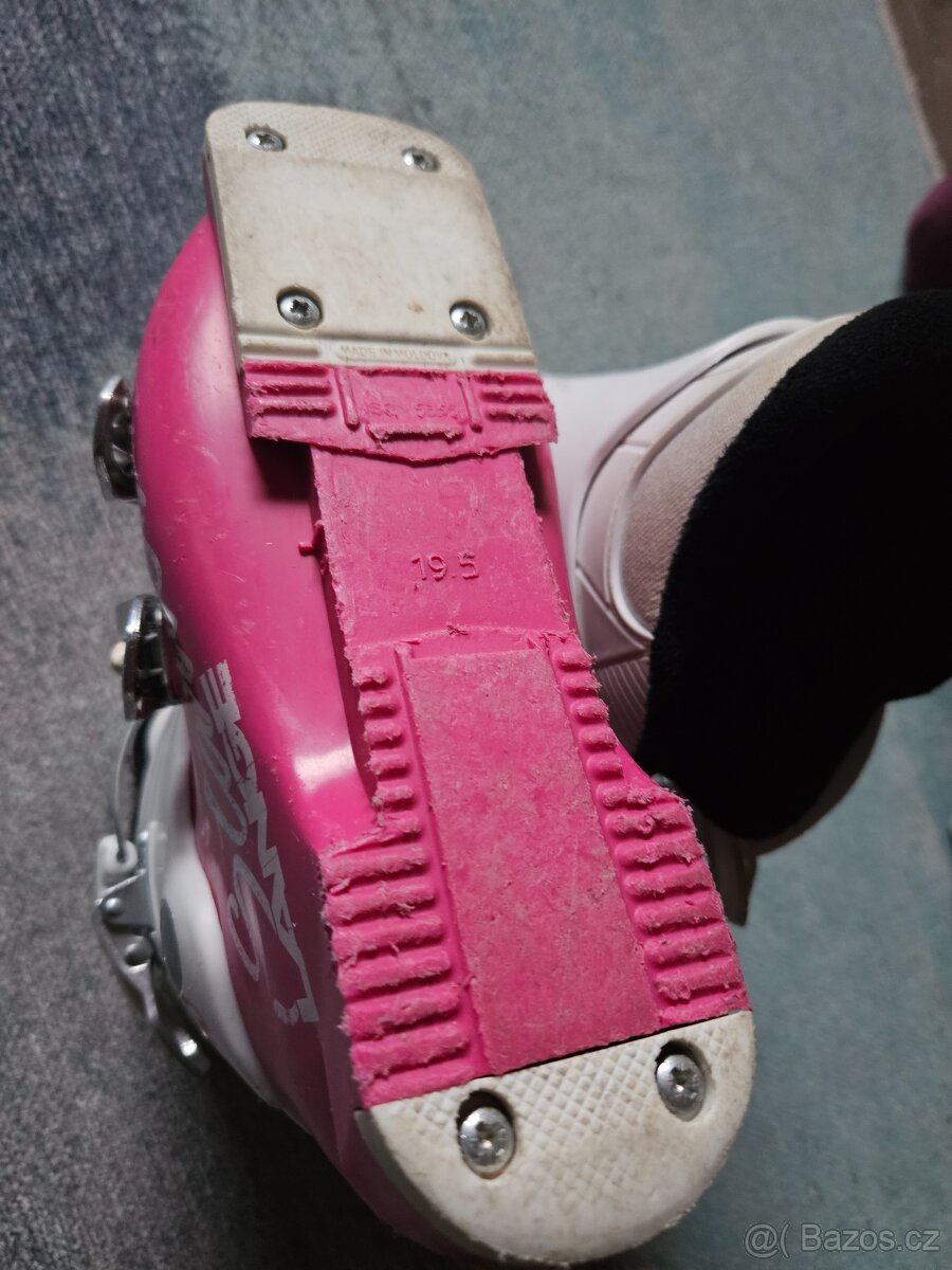 Dětské lyže Nordica 80 + lyžáky 19,5 - 3