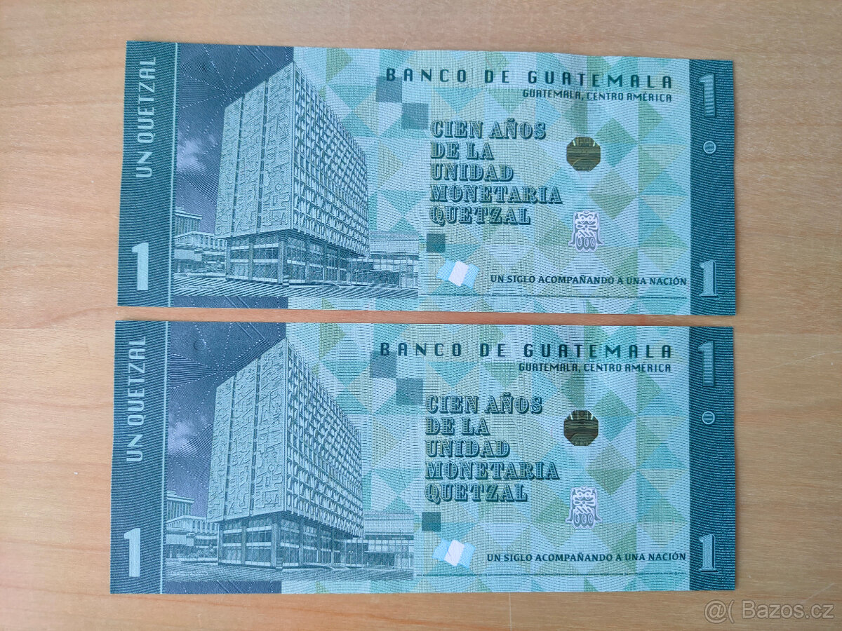 GUATEMALA - 1 Quetzal - rok 2024 - 3