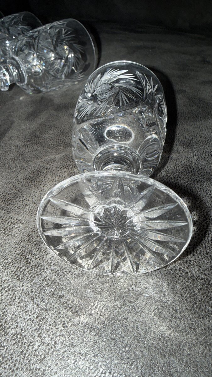 Broušené skleničky-panaky - 3