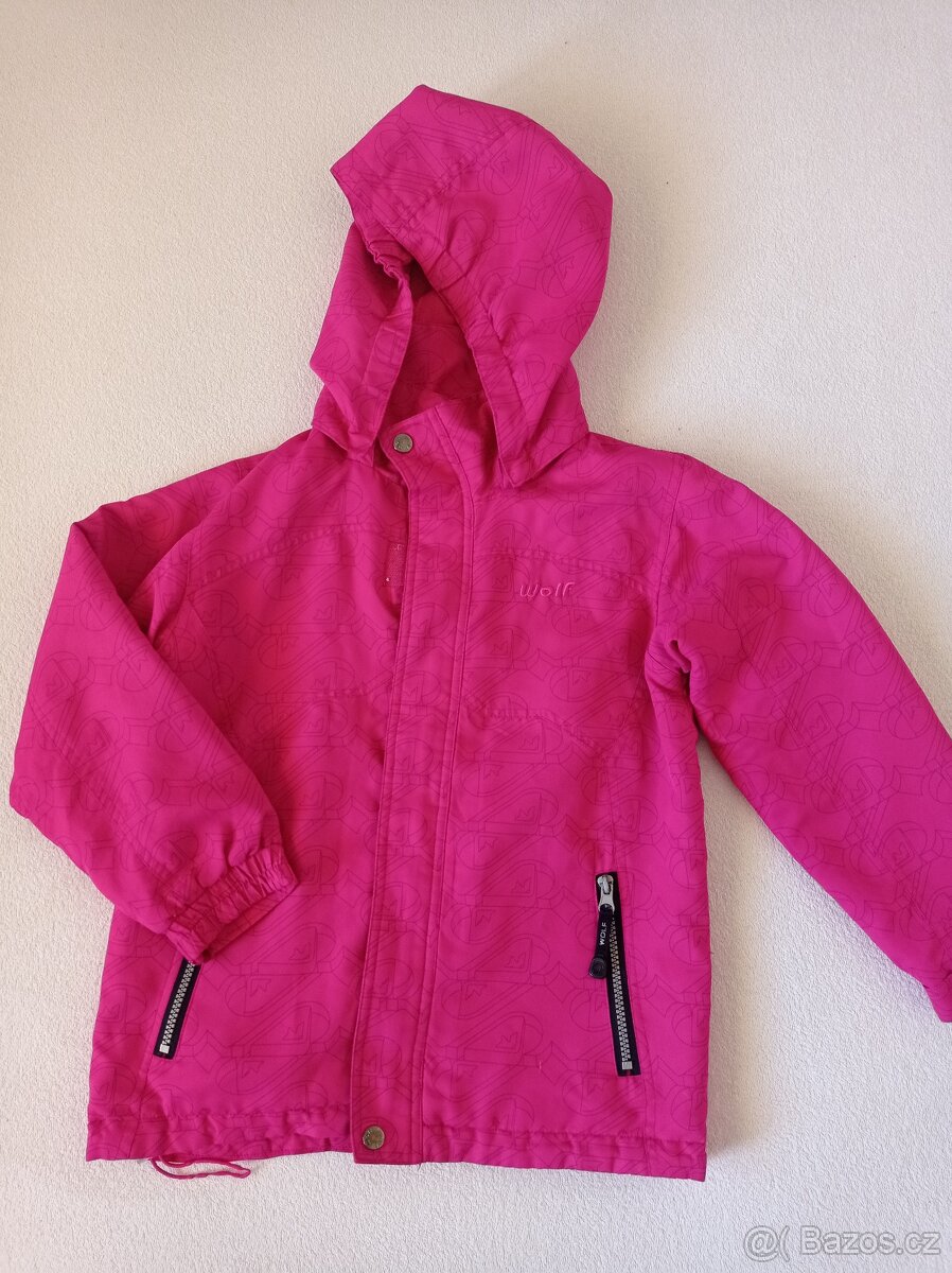 Dívčí zateplená bunda Wolf, vel. 122 - 3