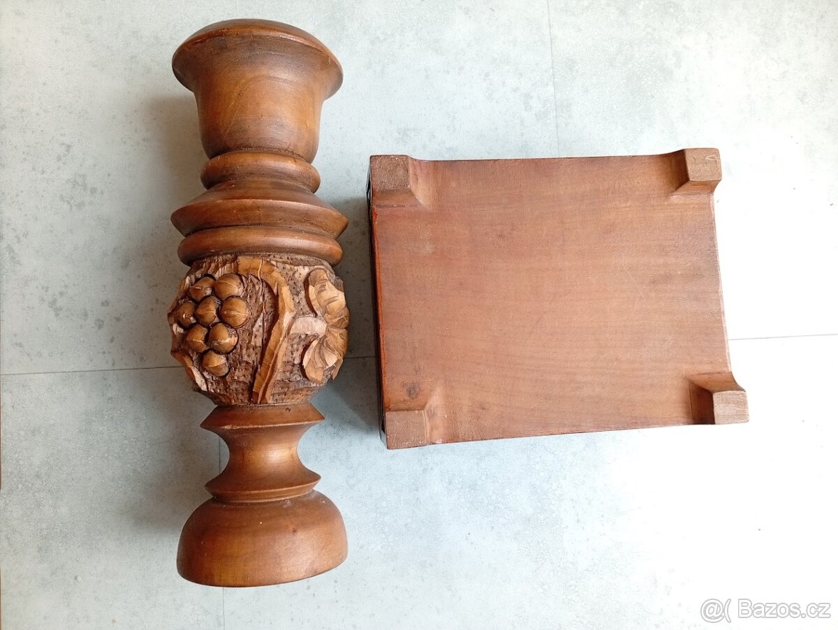 Dřevěné dekorační předměty - Egypt, Balkán - 3