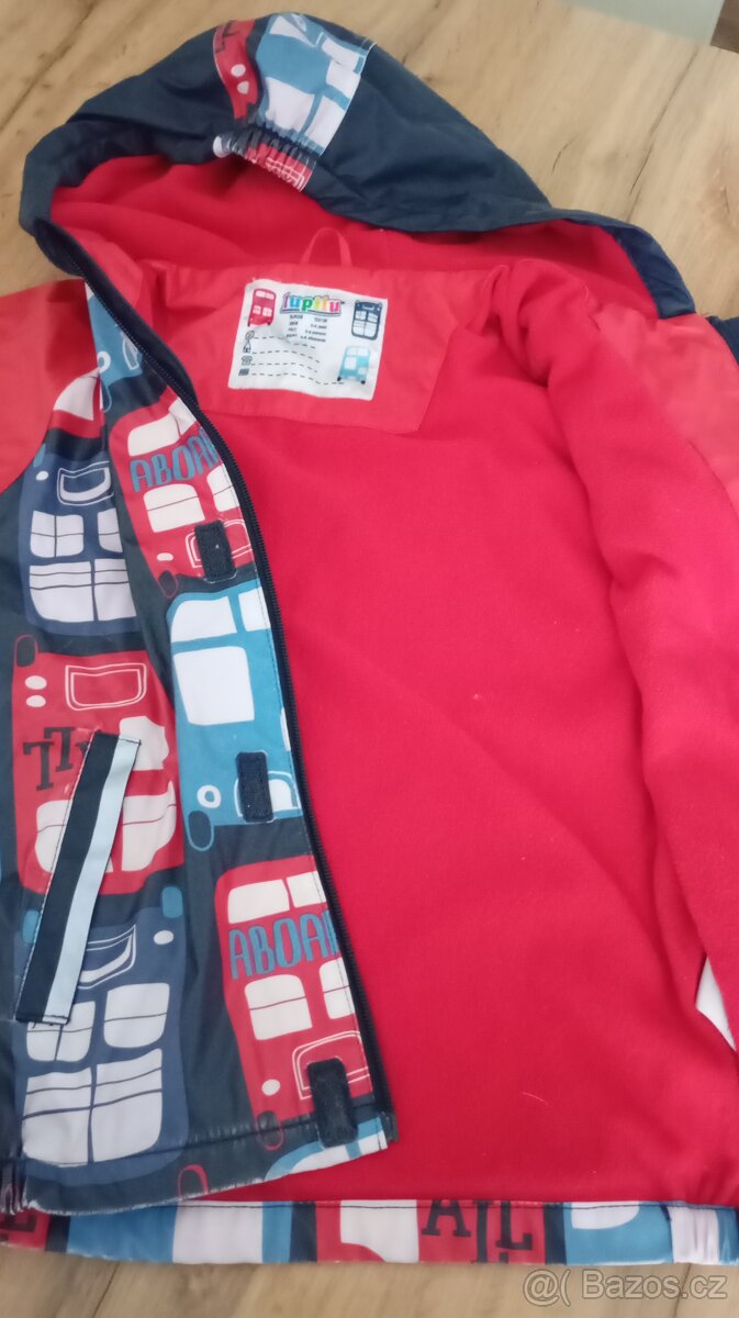 Dětská nepromokavá bunda, vel. 122/128 - 3