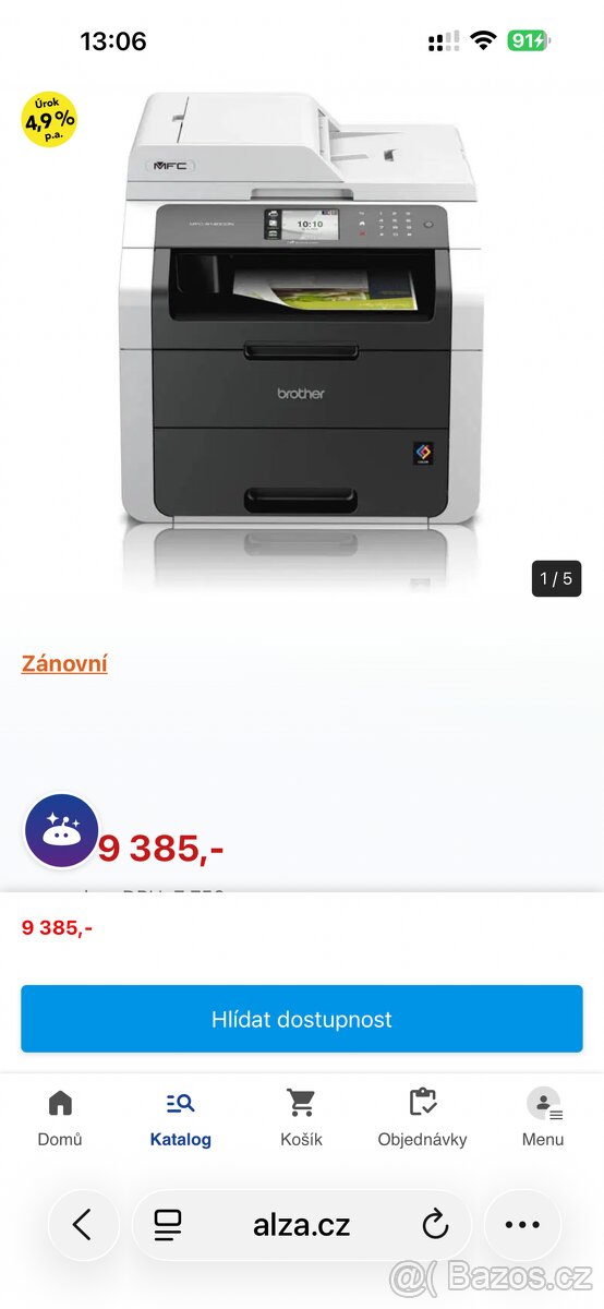 Prodam tískarna MFC-9140CDN - 3