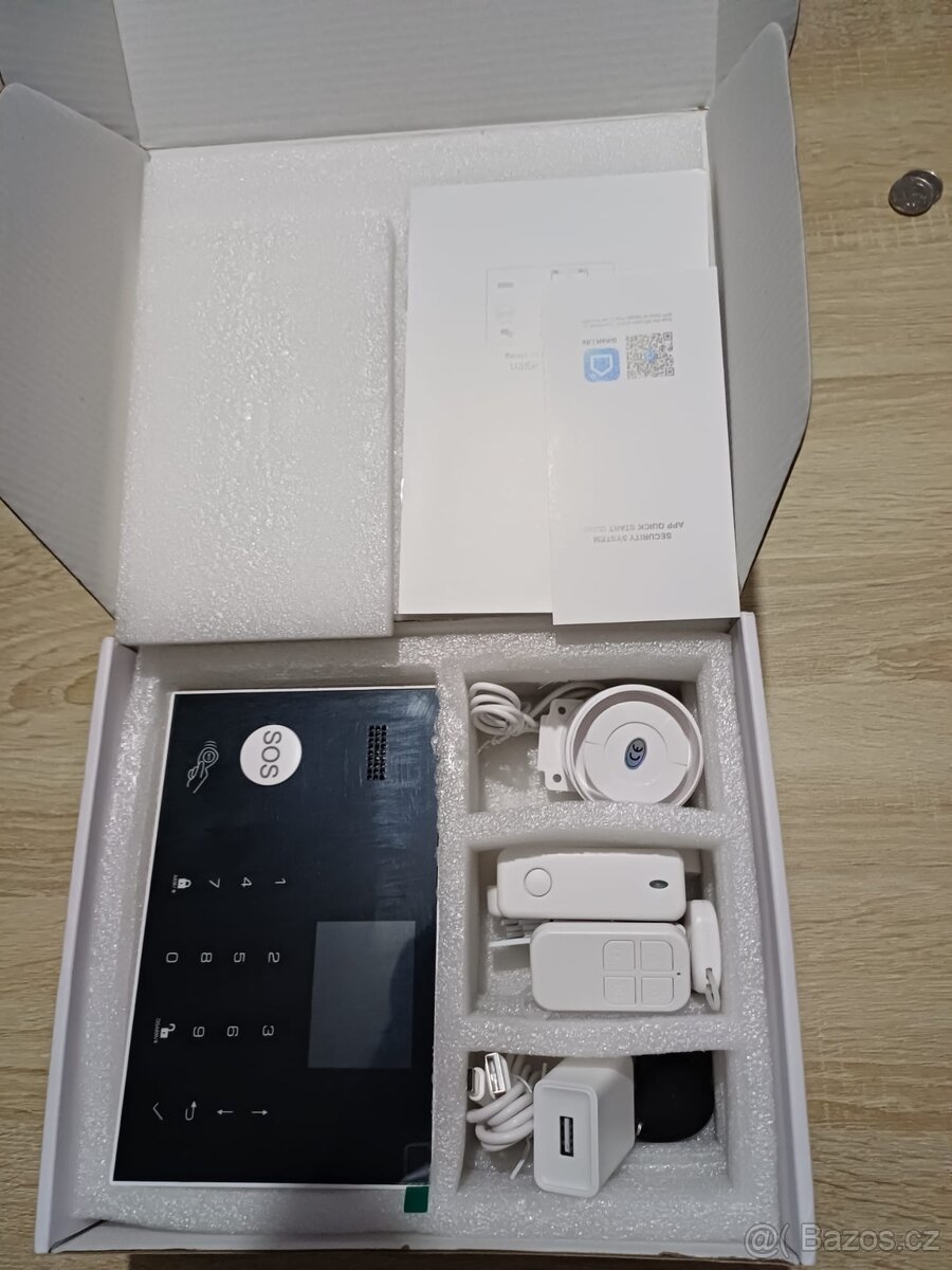 Bezdrátový i drátový domácí alarm Tuya v češtině GSM, WIFI - 3