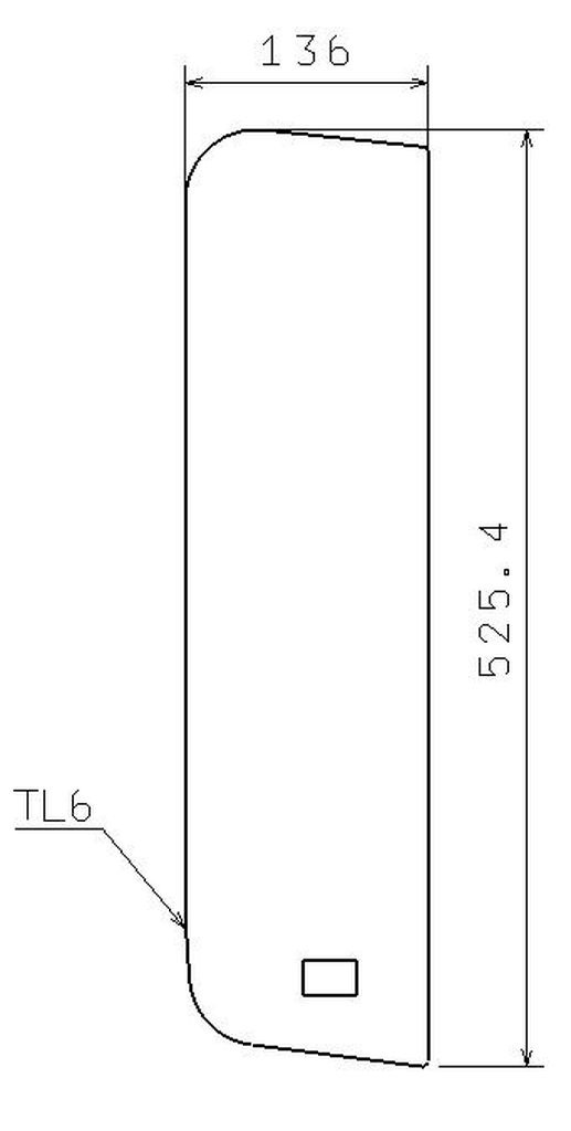 Zetor 3011 skla kabiny - 3