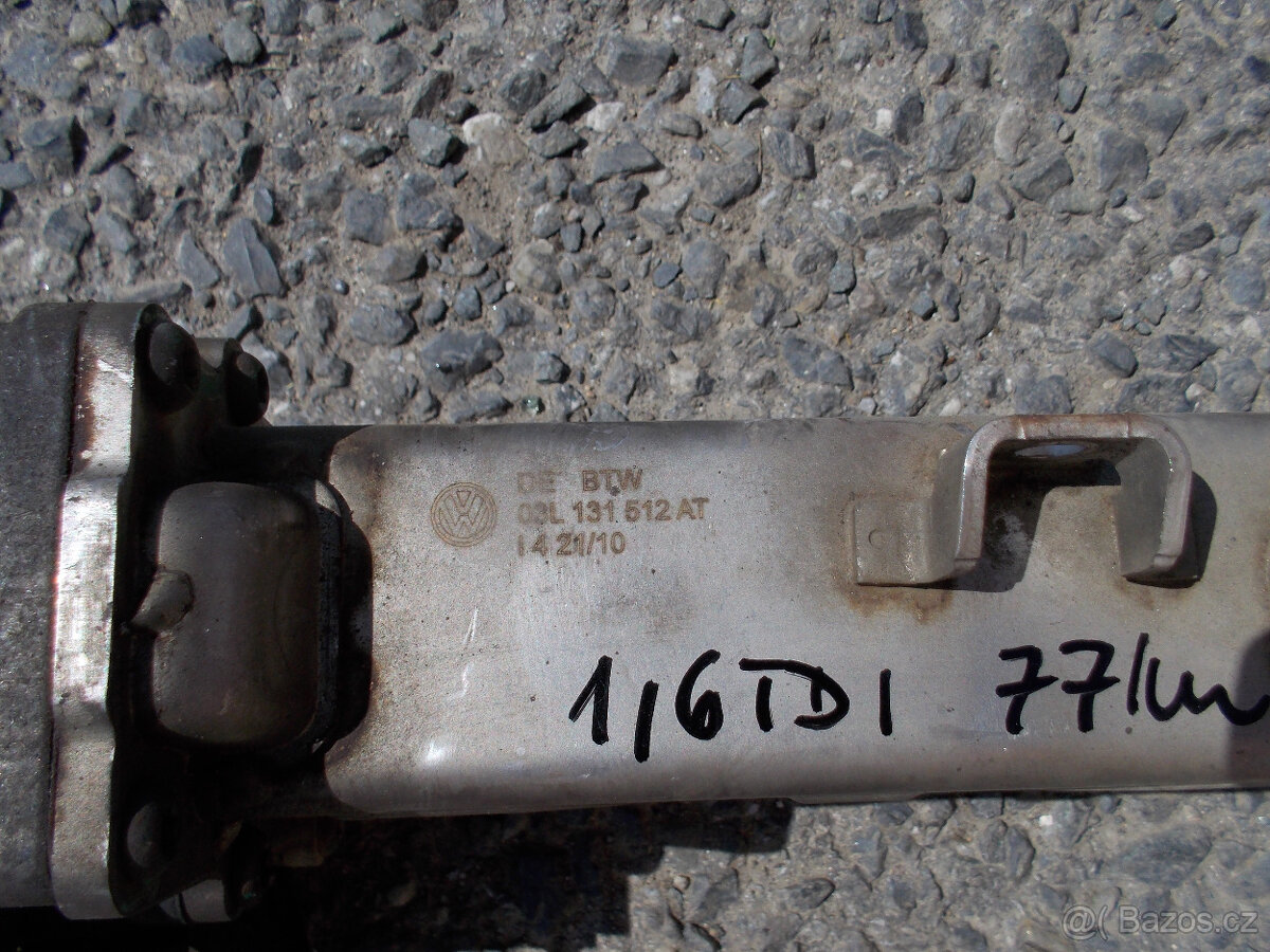 Egr ventil, trubky VW 1.6TDI 77kw - 3