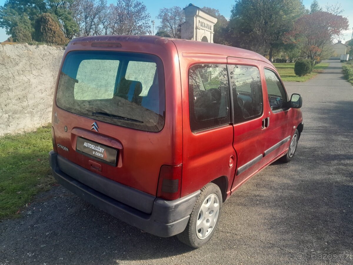 Citroen Berlingo 1.9 D 51kw 2002 Nová STK Koupené vČR - 3