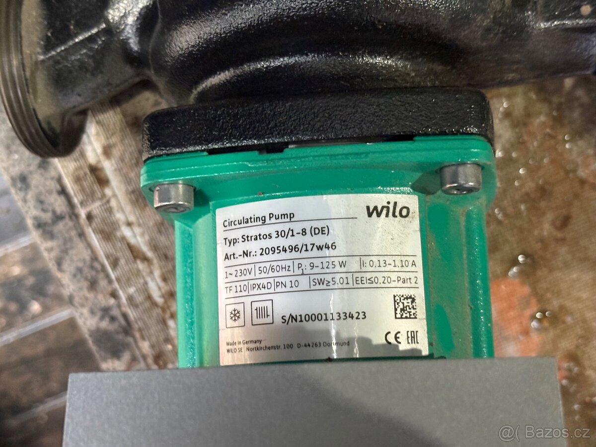 Oběhové čerpadlo Wilo Stratos 30/1-8 - 3
