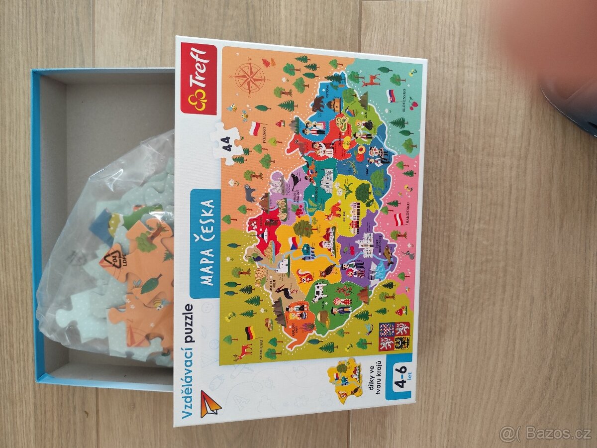 Dětské puzzle Mapa Ceska - 3