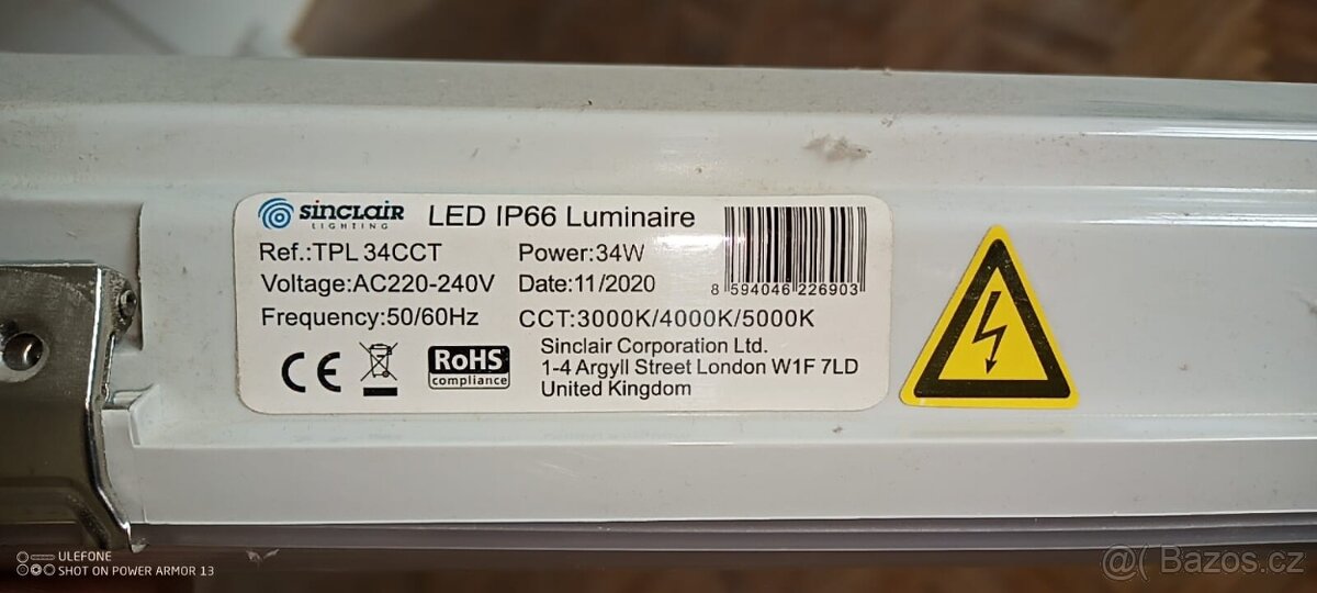 LED svítidla průmyslová 120cm - 3
