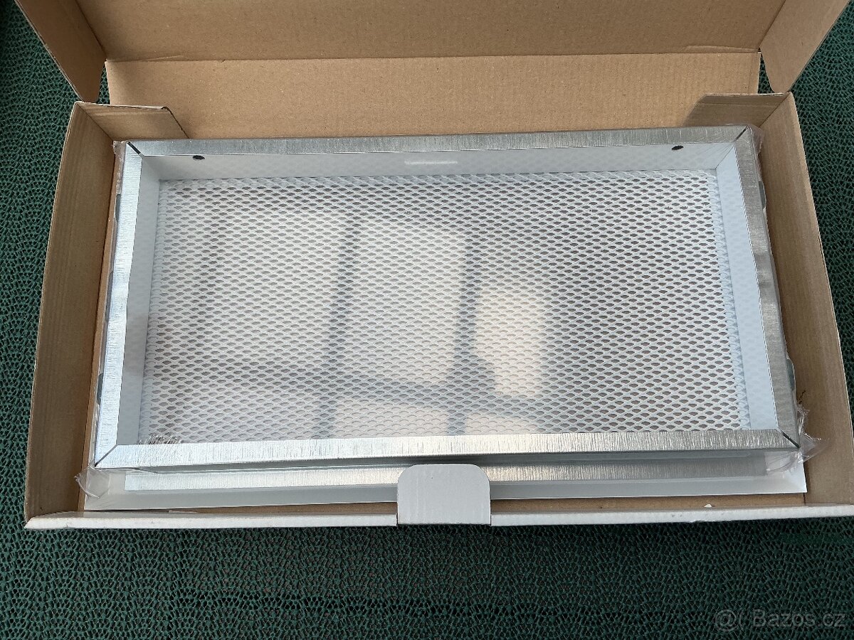 N.O.V.Á bílá krbová mřížka 16x32 - 3