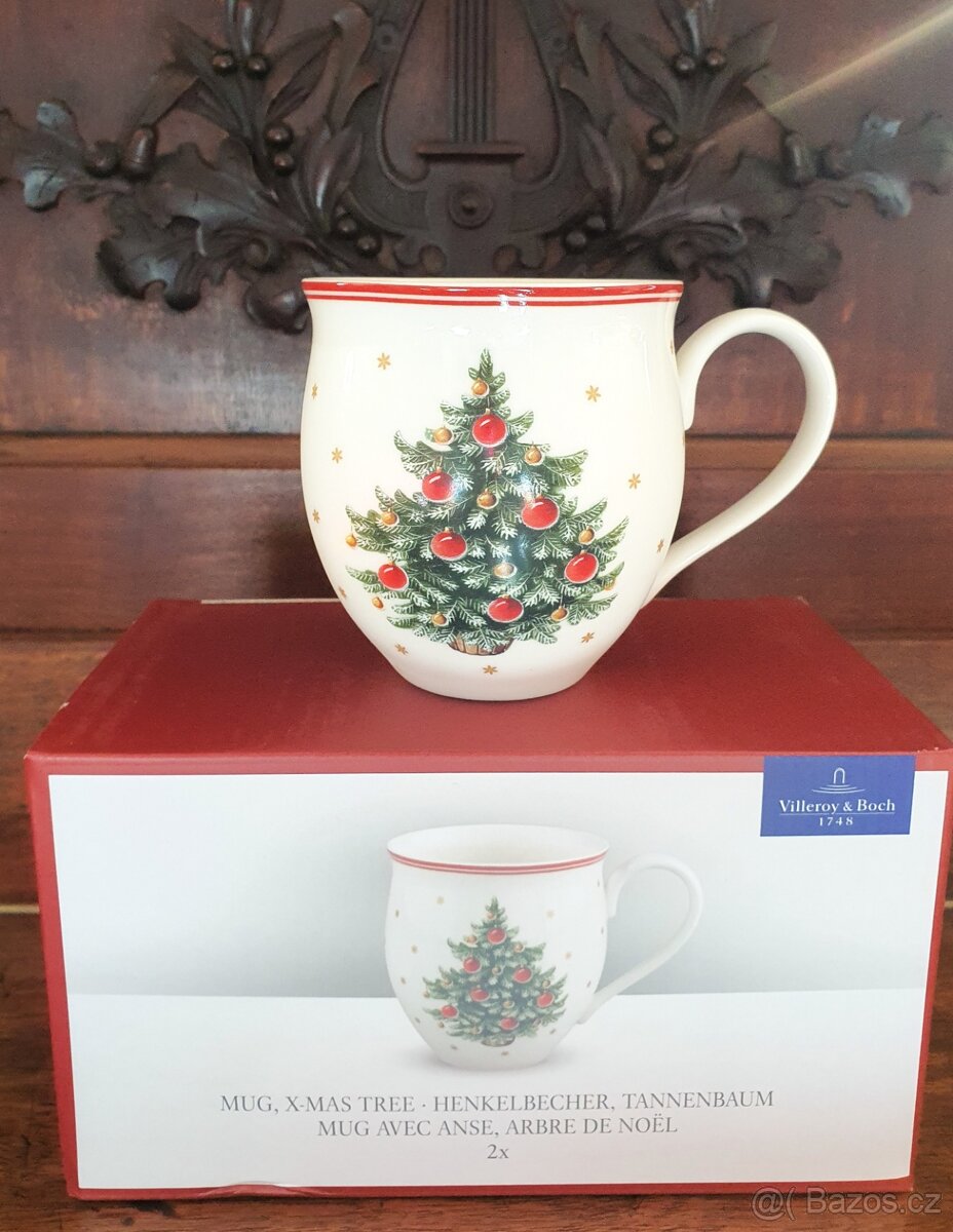 2ks NOVÝ Villeroy & Boch Toy's Delight vánoční hrnek velký - 3