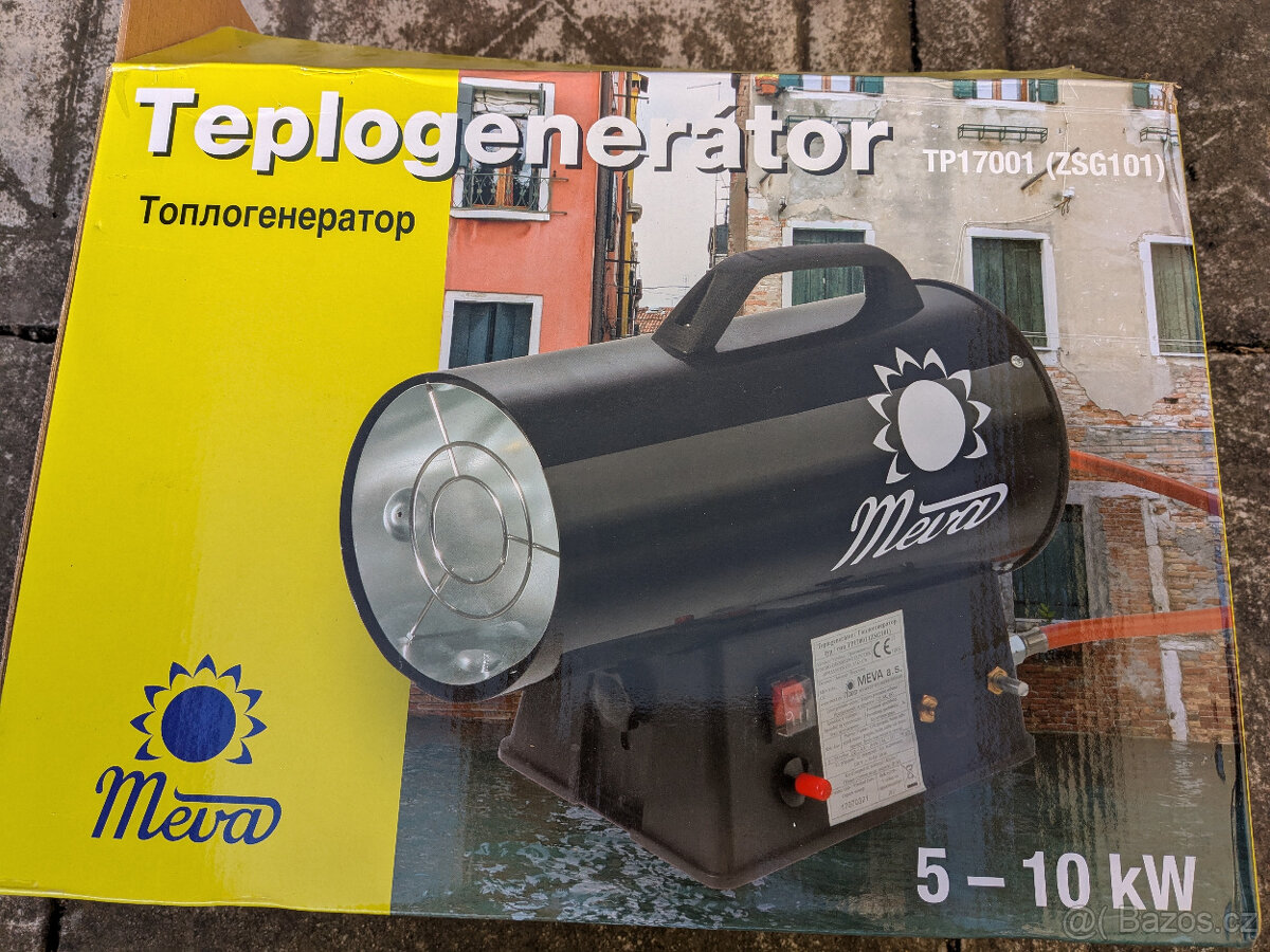 Teplovzdušný generátor na PB Meva 5-10 kW - 3