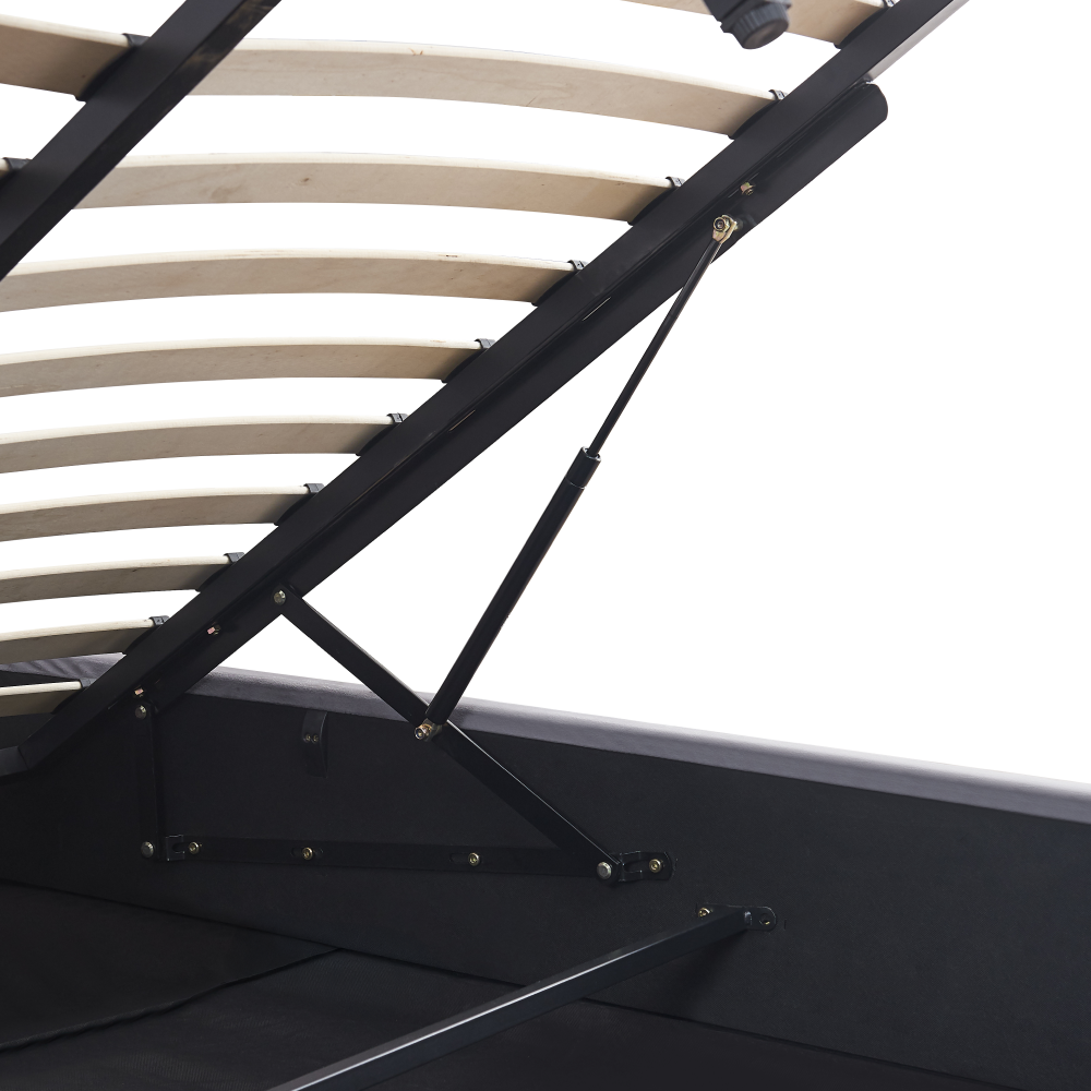 Elegantní čalouněná postel s úložným prostorem NOVÁ - 3