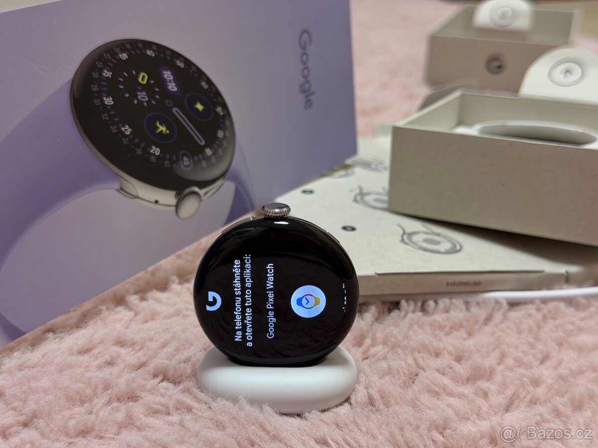 Google Pixel Watch 4, 41 mm, fialový řemínek, záruka - 3