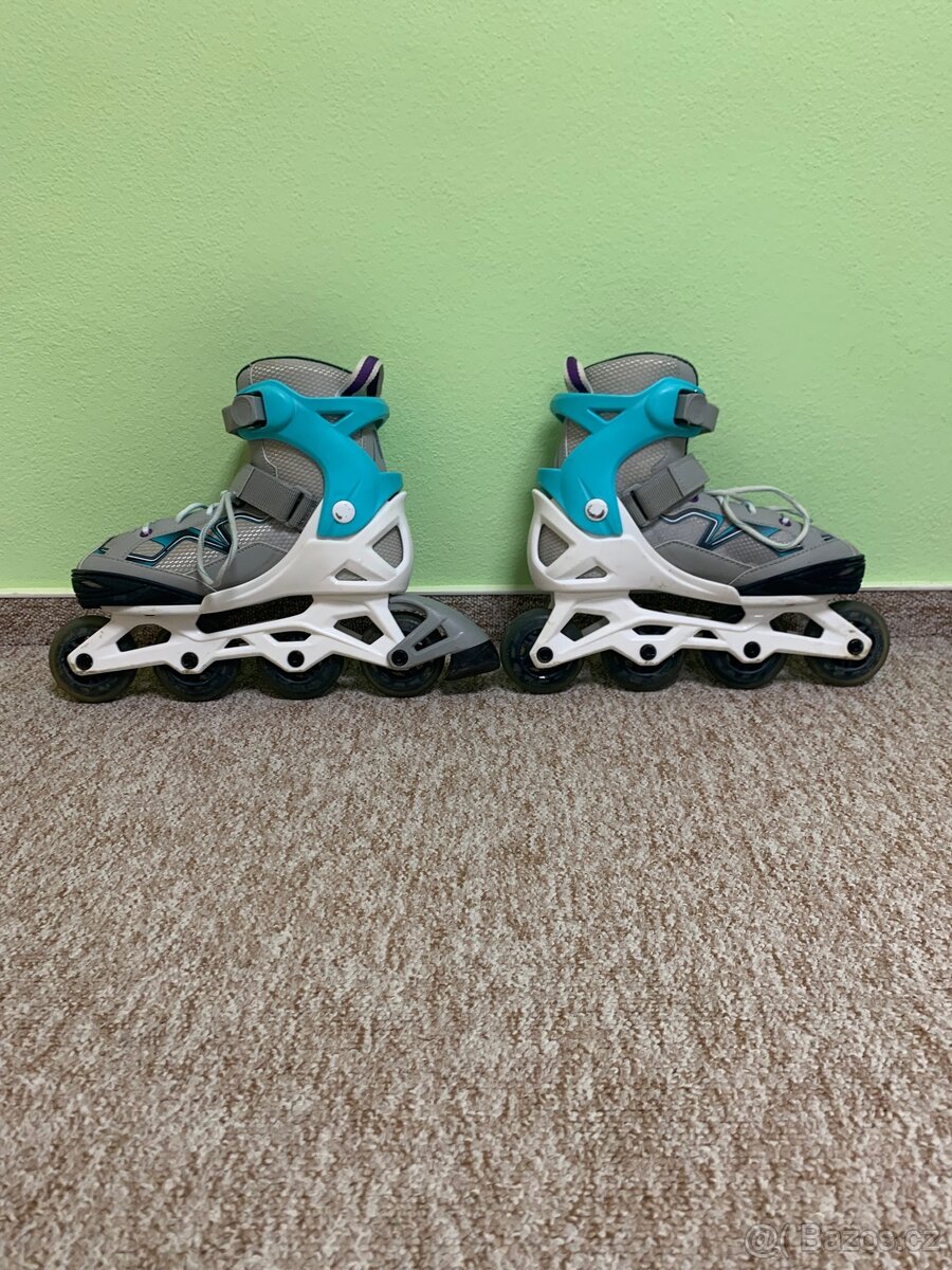 Dívčí inline brusle Oxelo vel 35-38 - 3