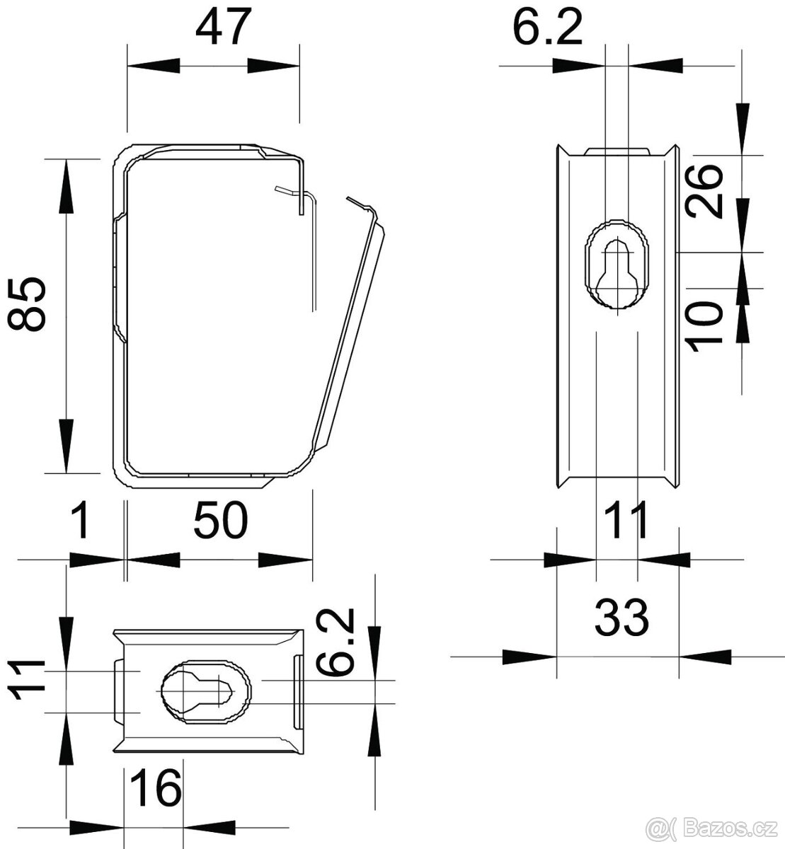 Kabelové příchytky OBO - 3