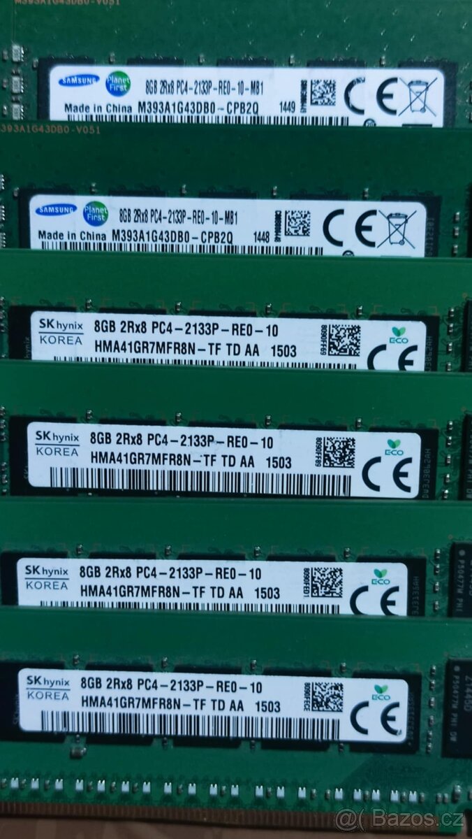 serverové 16GB 8GB 4GB DDR4 ECC registrované - 3