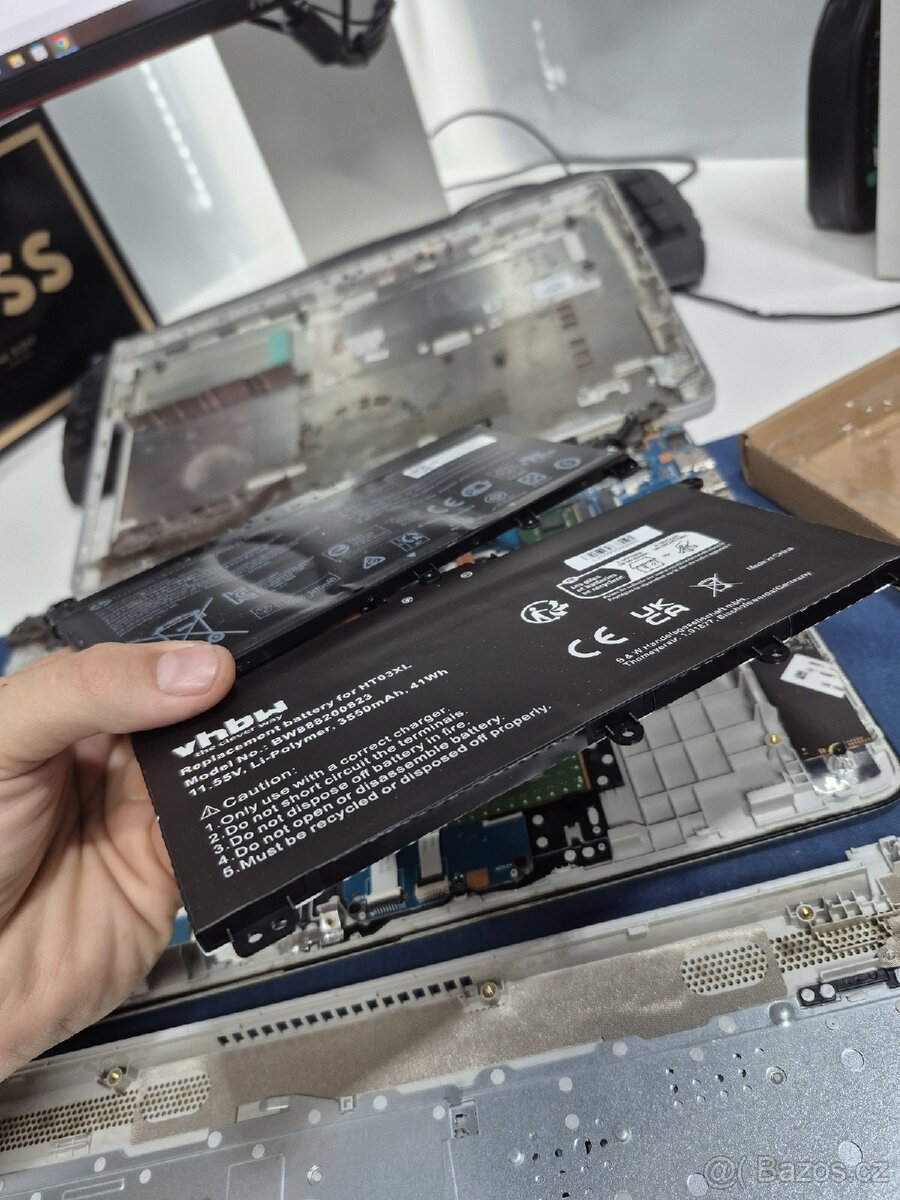 NTB ÚPLNĚ NOVÝ PALMREST, BATERIE / ZÁRUKA / WIN 11 - 3