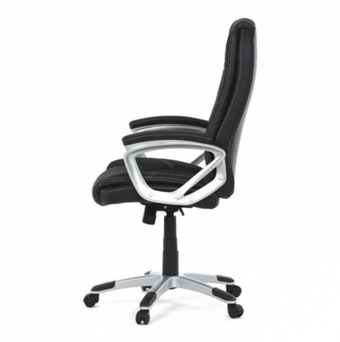 Kancelářské křeslo v černé ekokůži model KA-Y282 BK - 3
