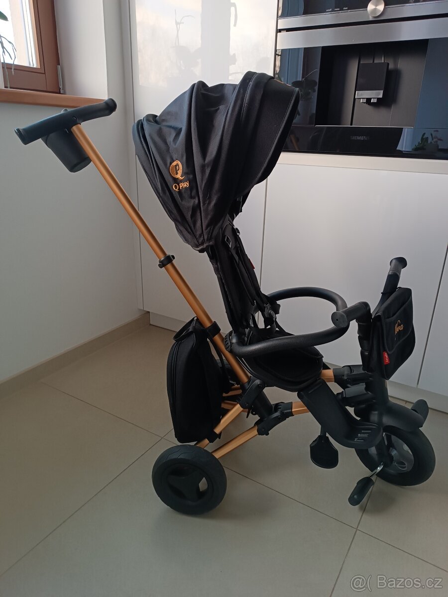 Qplay Nova tříkolka s vodící tyčí - 3